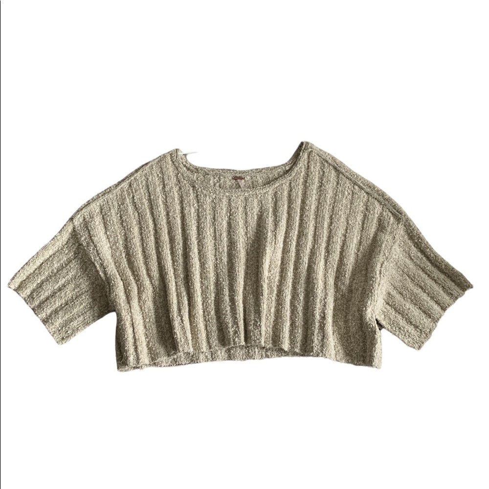 Oversized cropped Free People Sweater